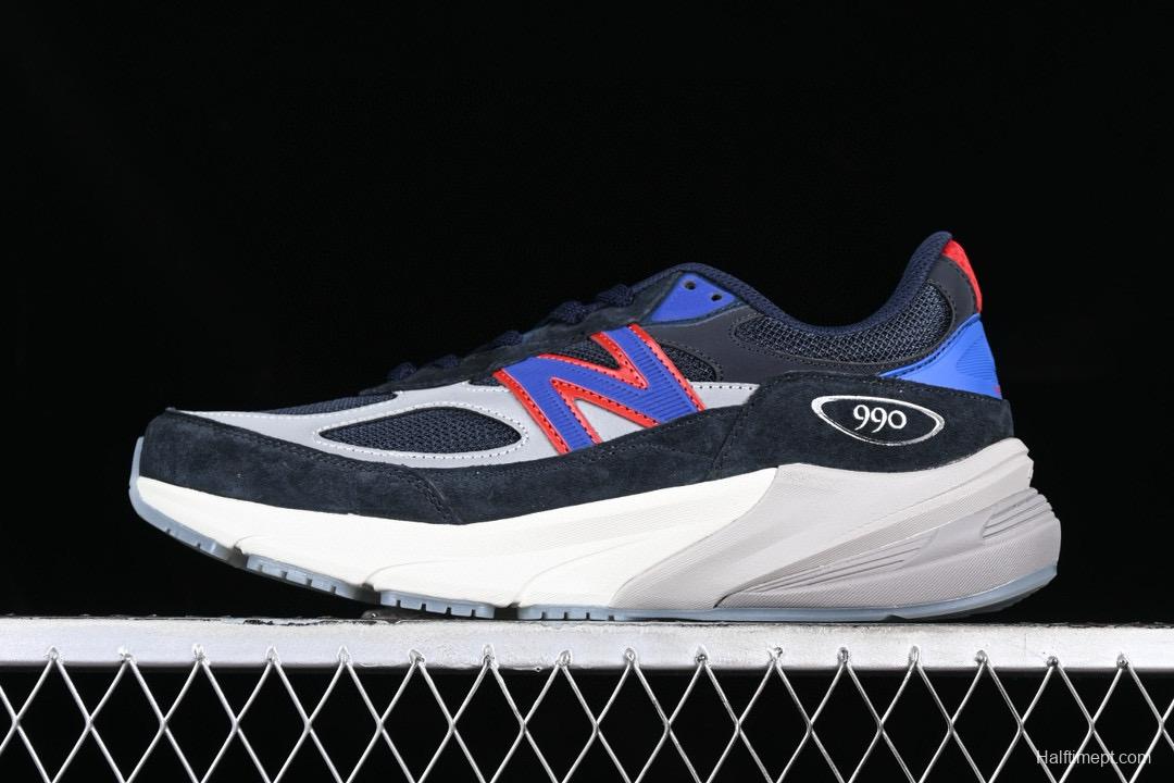 New Balance 990 Series High-End Made in USA Retro Casual Running Shoes - U990KR6