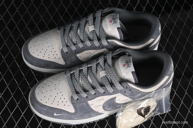 Nike SB Dunk Low Stussy Anniversary Edition Premium Customized Low-Top Casual Sneakers - XX2025-508