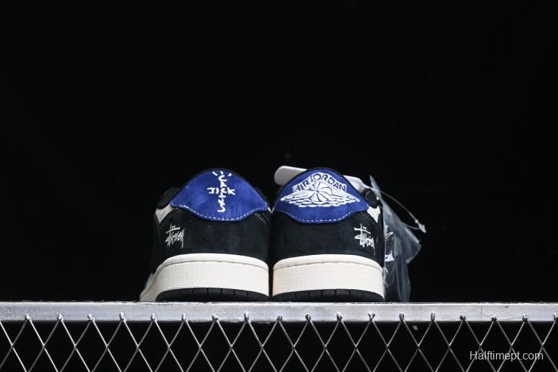 Nike Travis Scott x Fragment Design x Air Jordan 1 Low OG SP AJ1 Low Top Casual Sneakers - SJ2068-126