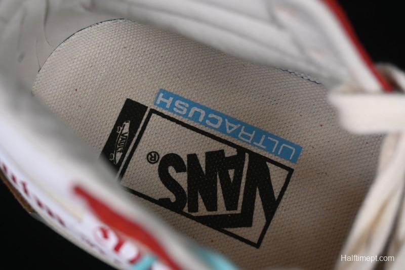 Palm Angels x Vans Sk8-Mid Mid-Top Casual Skate Shoes with Vintage-Inspired Design - VN000CRPGRN