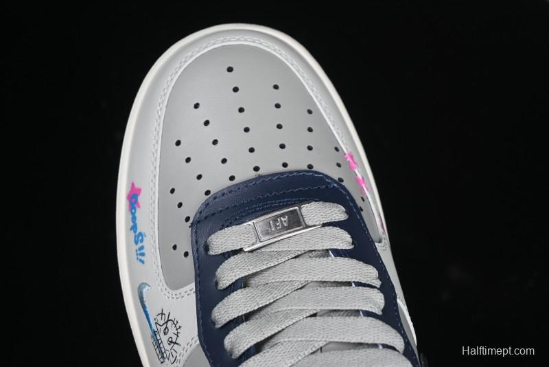 Nike Air Force 1 '07 Low "Jinkesi" League of Legends Series Jinx Custom Low-Top Casual Sneakers for Autumn Winter - XL2321-222