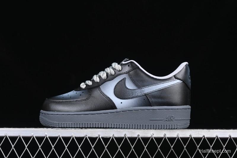 Nike Air Force 1 '07 Low Night Storm Custom Casual Sneakers for Autumn Winter - YD2425-101