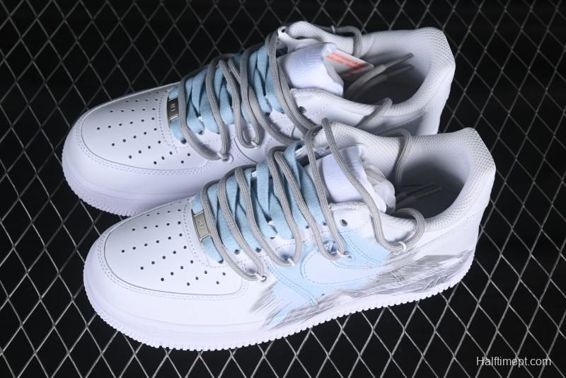 Nike Air Force 1 '07 Low Blue Storm Casual Sneakers - YY2024-626