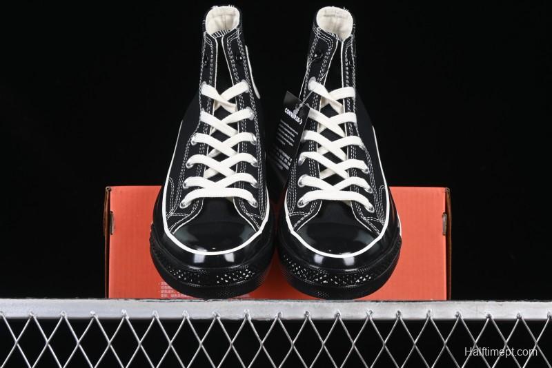 Converse Chuck 1970s High Top Canvas Sneakers with Star Stitch Design - A15743C