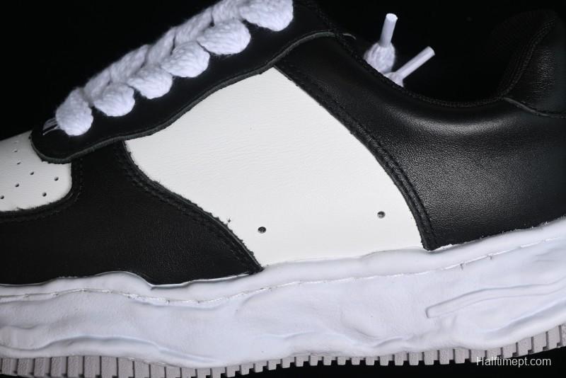 MMY Wayne Original Sole Leather Low Sneaker with Deconstructed Ice Cream Sole - W.E5