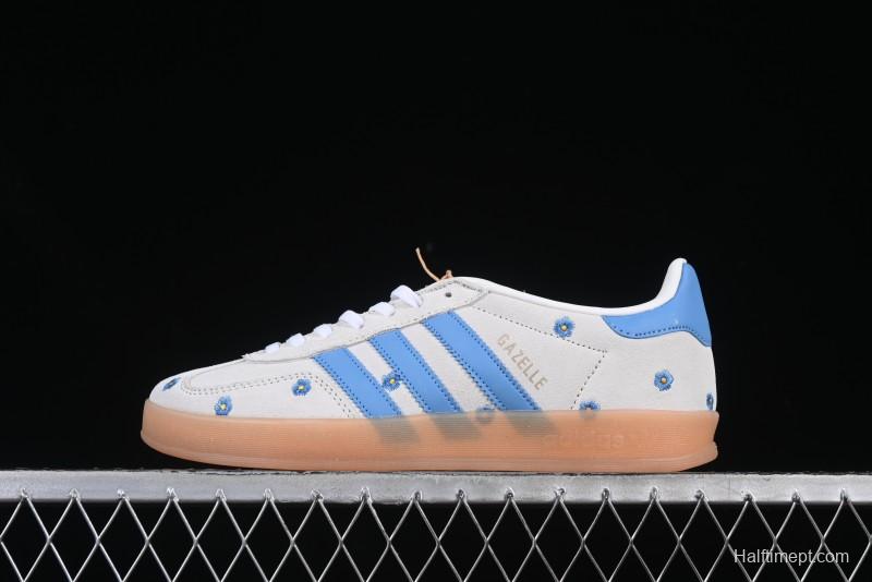 Adidas Gazelle Indoor Originals Retro Casual Slip-Resistant Wear-Resistant Low-Top Skate Shoes - IF4491