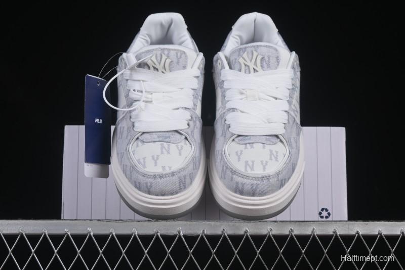 New York Yankees Chunky Liner Mid Denim Monogram Platform Sandals - 3ASXD065N50GRS