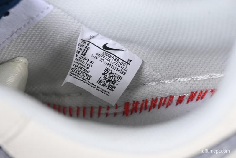 Nike Air Force 1 '07 Low The North Face Collaboration Off-White Blue Diamond Casual Sneakers - DM6688-001