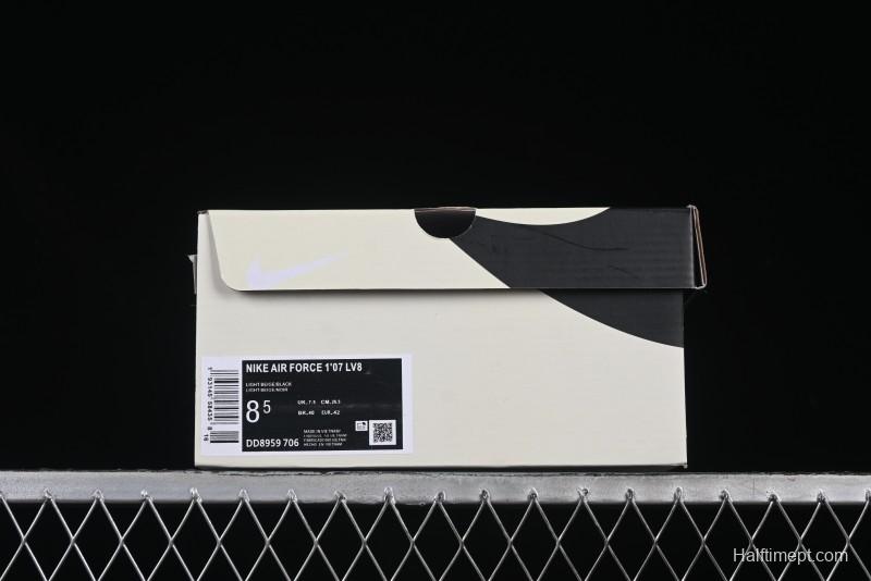 Nike Air Force 1 '07 Low Ted x Portland Triple Collaboration Reflective Black Casual Sneakers - DD8959-706