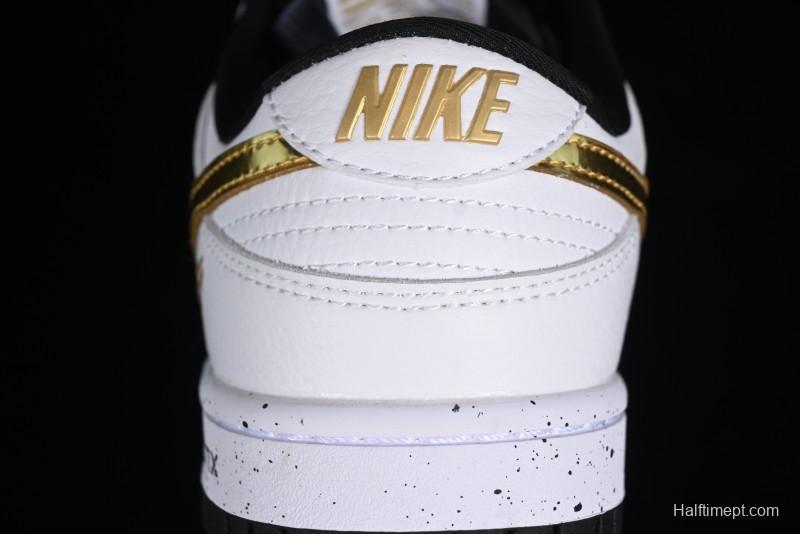 Nike SB Dunk Low Kobe Series - White Gold Anniversary High-End Custom Low-Top Casual Sneakers - FC1688-193
