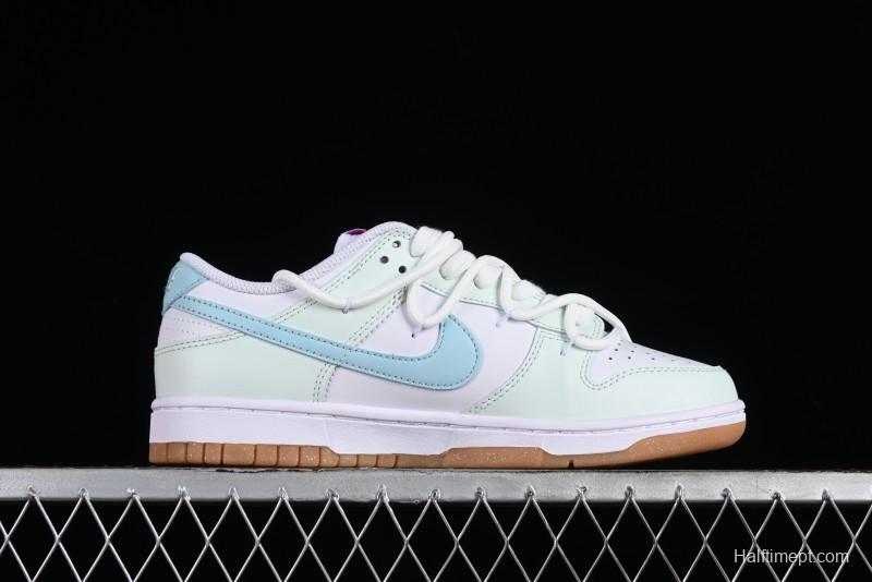 Nike Dunk Low Bubble Sea Salt SB Low-Top Casual Skate Shoes - FD9922-151