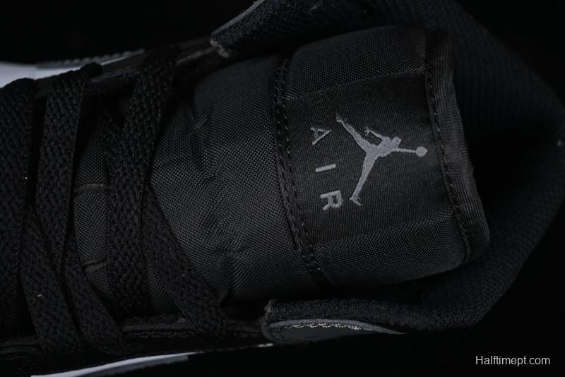 Nike Air Jordan 1 Mid AJ1 White Black Gray Culture Leisure Sneakers - DQ8426-001