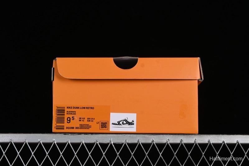 Nike SB Dunk Low LV Collaboration - Dark Blue Print Anniversary High-End Custom Low-Top Casual Sneakers - DQ1098-363