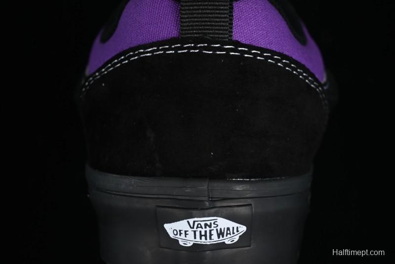 Vans Classics Knu Skool Black Purple Slip-On Shoes - VN0009QCSWE