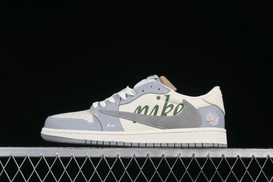 Nike Travis Scott x Fragment Design x Air Jordan 1 Low OG SP AJ1 Retro Sneakers - XS2024-018
