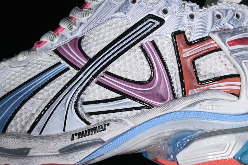 Balenciaga Runner Kith Four Color Retro Casual Shoes - W3RBW2325