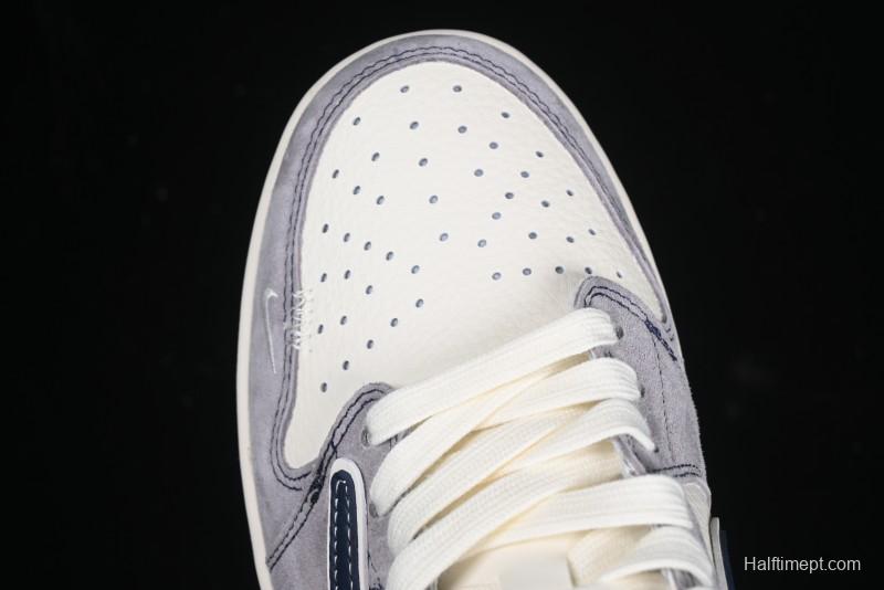 Nike Travis Scott x Fragment Design x Air Jordan 1 Low OG SP AJ1 Supreme Collaboration Sneakers - DM9288-006