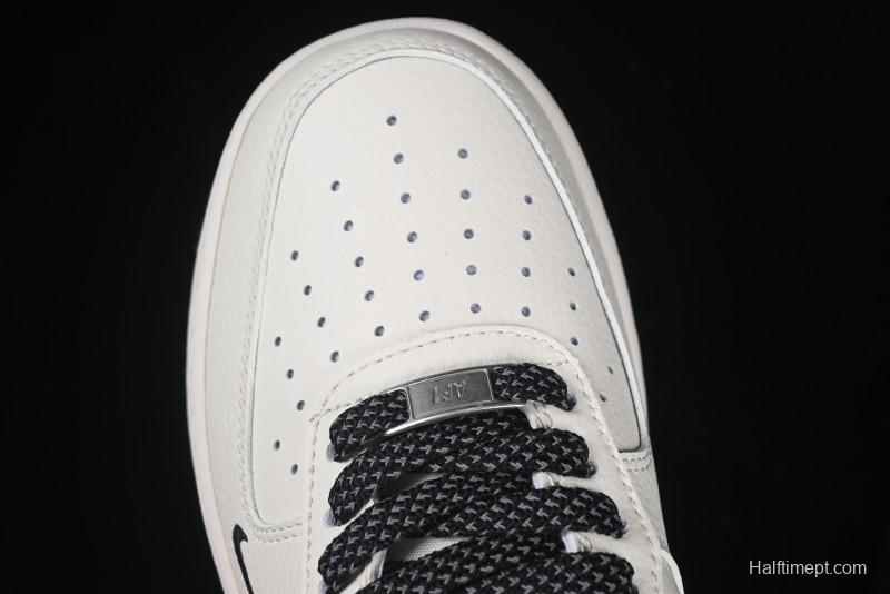 Nike Air Force 1 '07 Low Casual Sneakers with Multi-Swoosh Design - HH7518-046