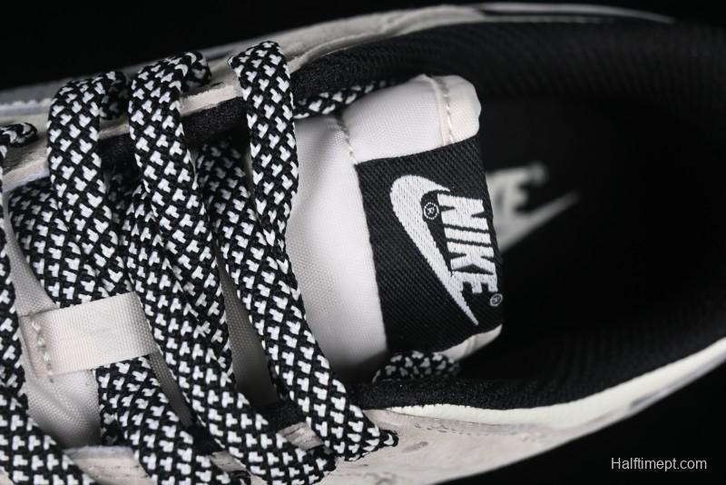 Nike SB Dunk Low Stussy Collaboration Grey Pig Suede Anniversary Custom Low-Top Casual Skate Shoes - DJ2024-061