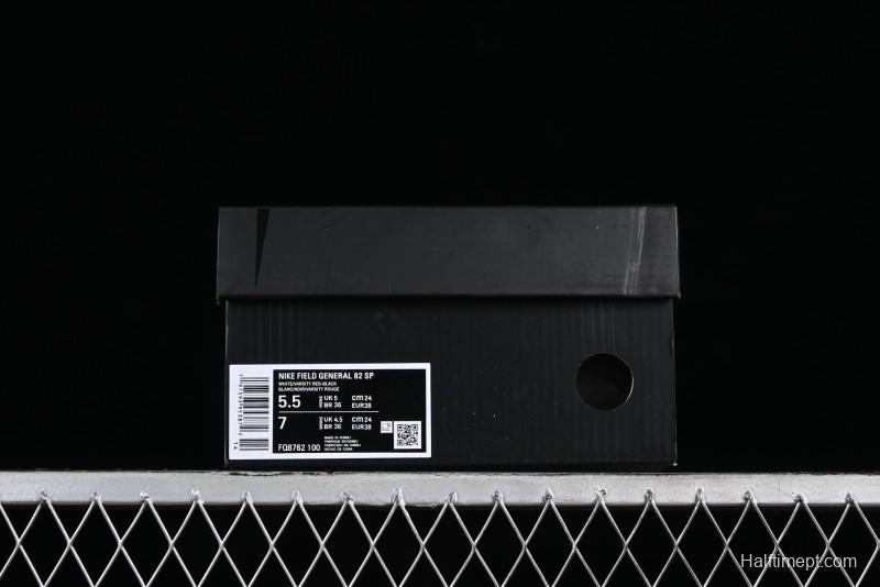 Nike Field General 82 Casual Sneakers with Classic Black & White Colorway - FQ8762-100