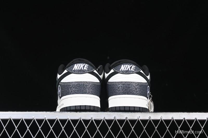 Nike SB Dunk Low Lightning Collaboration Black Swoosh Anniversary Custom Low-Top Skate Shoes - SF1029-401