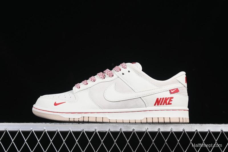 Nike SB Dunk Low CNY Red Anniversary Customized Low-Top Casual Skate Shoes - DJ2024-116