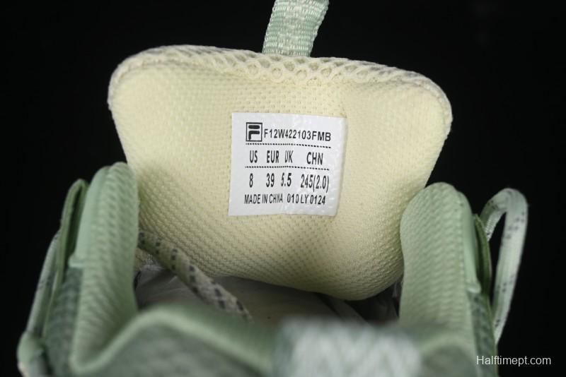 Fila Fusion Retro Mars Running Shoes with Lace-Up Design and Cushioned Sole - F12W422103FMB