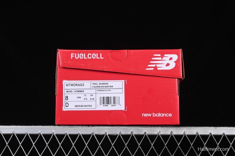 New Balance Fresh Foam X More V3TDS Low-Top Running Shoes with Durable Slip-Resistant Outsole - MTMORAG3