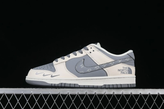 Nike SB Dunk Low The North Face Collaboration Anniversary High-End Custom Low-Top Casual Skate Shoes - KK1333-018