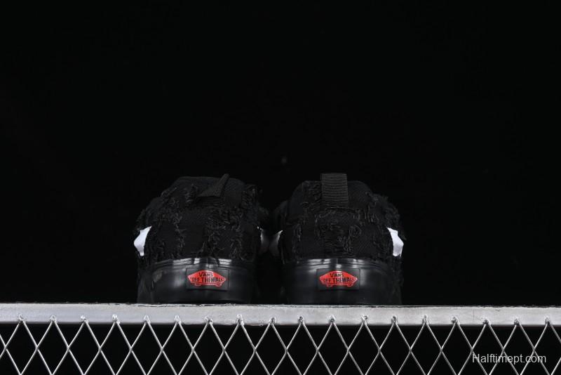 Vans Vault OG Era LX "Distressed Black" Premium Skate Sneakers