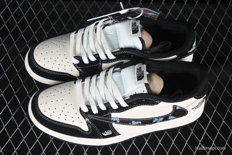 Nike Travis Scott x Fragment Design x Air Jordan 1 Low OG SP AJ1 Low Top Casual Sneakers - XS2024-021