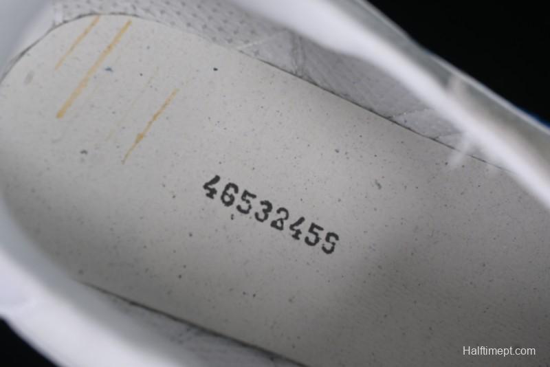 Onitsuka Tiger Vintage Runner Sneakers - White/Grey with Blue & Red Accents