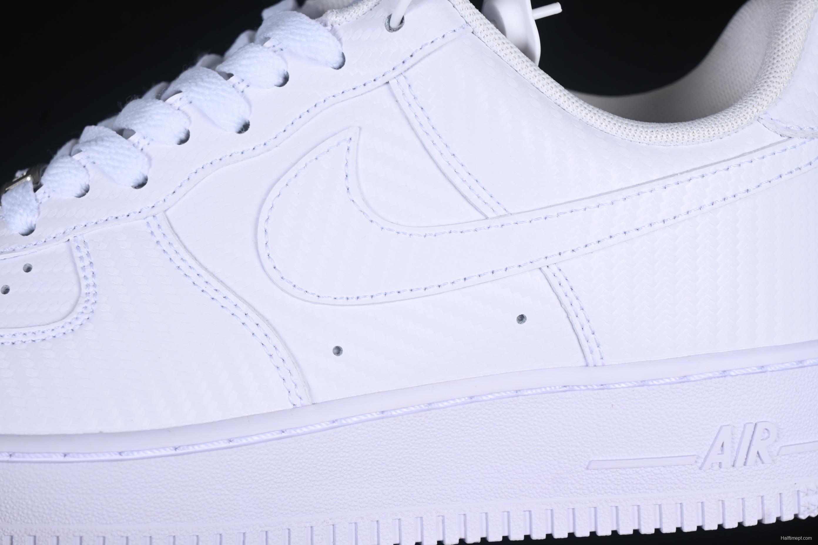 Nike Air Force 1'07 Low Casual Sneakers with Full-Length Air Cushion - HF2886-100