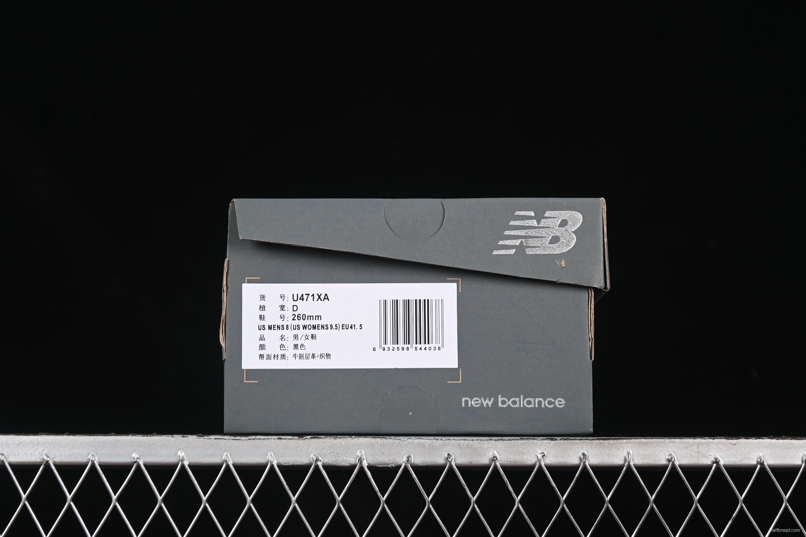New Balance NB471 Series Fabric and Leather Casual Lifestyle Shoes - U471XA