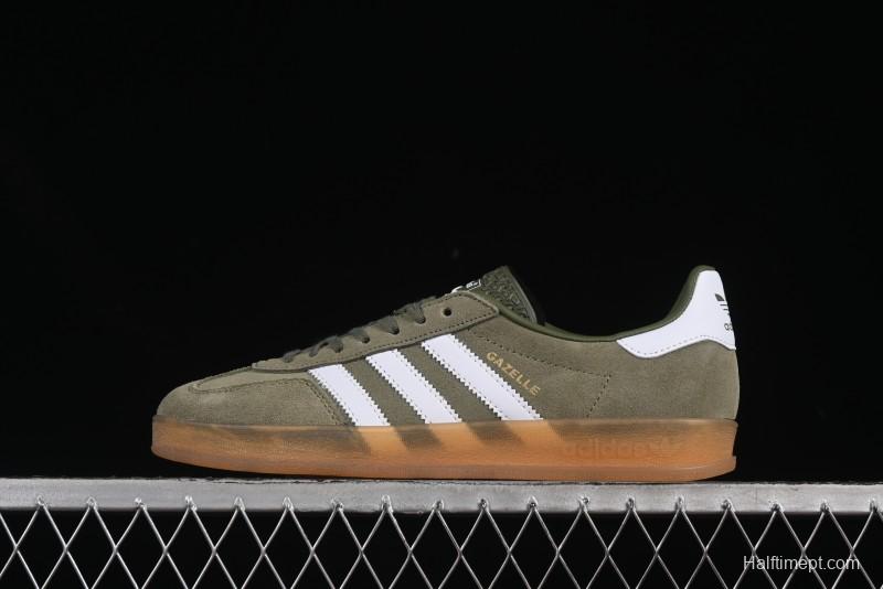 Adidas Originals Gazelle Indoor Retro Casual Slip-Resistant Wear-Resistant Low-Top Sneakers - JQ0174