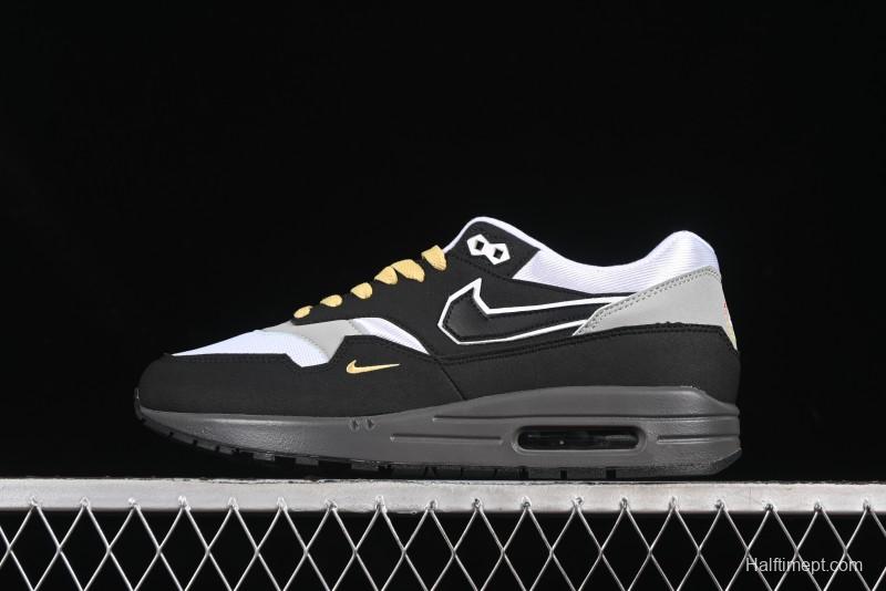 Nike Air Max 1 Retro Running Shoes with Half-Sole Air Cushion - IB9898-001