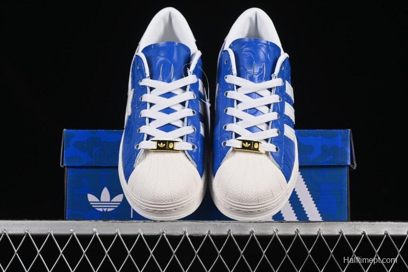 Adidas Bape Superstar JR2702 Shell Toe Casual Sneakers - JR2702