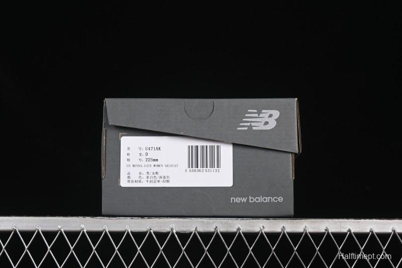 New Balance 471 Series Fabric and Leather Casual Lifestyle Shoes - U471AK