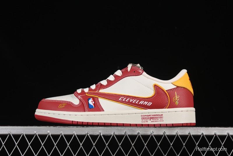 Nike Travis Scott x Fragment Design x Air Jordan 1 Low OG SP AJ1 Collaboration Casual Sneakers - SC9207-031