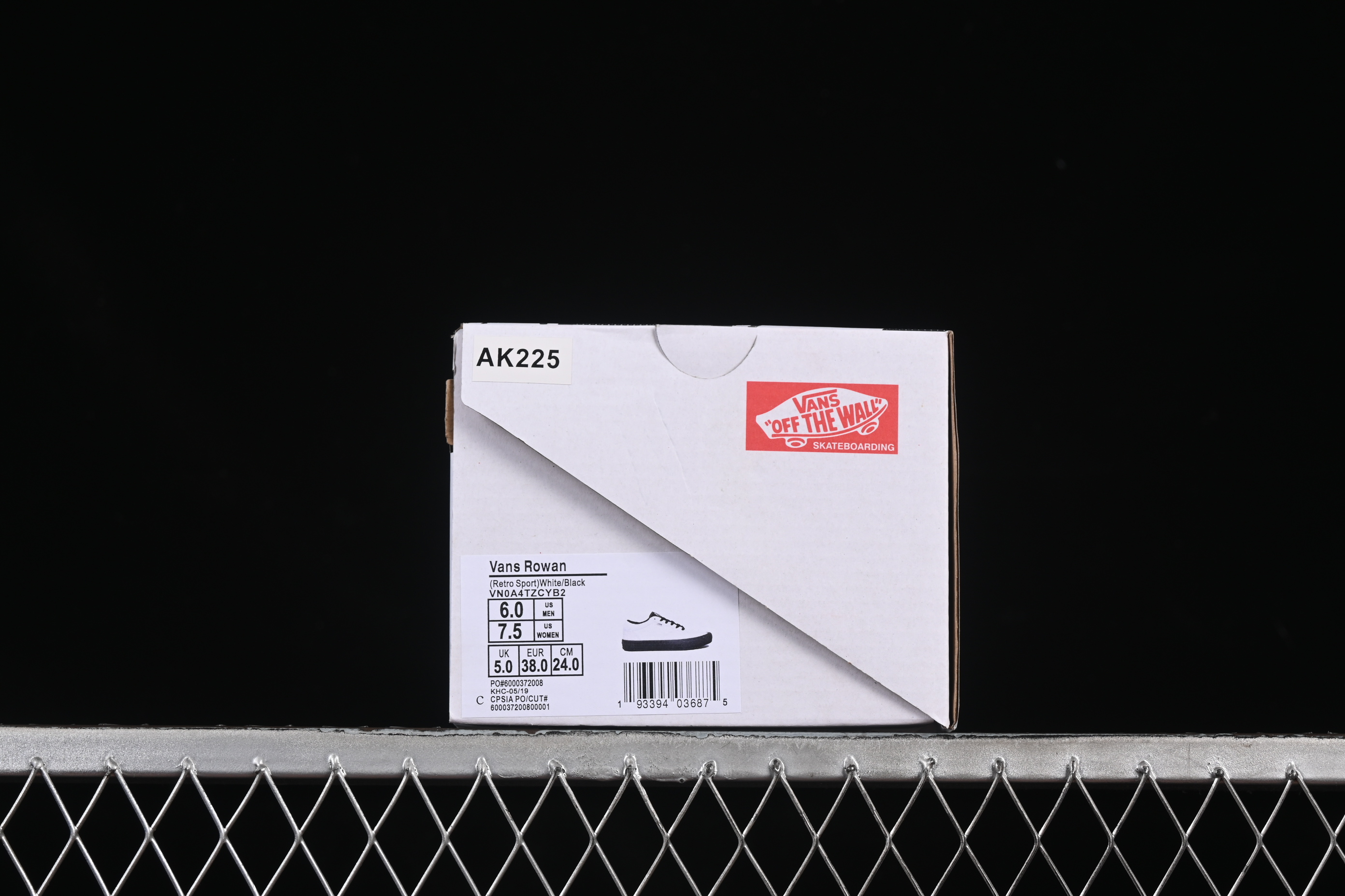 Vans Rowan Classic Comfortable Professional Skateboarding Shoes - VN0A4TZCYB2