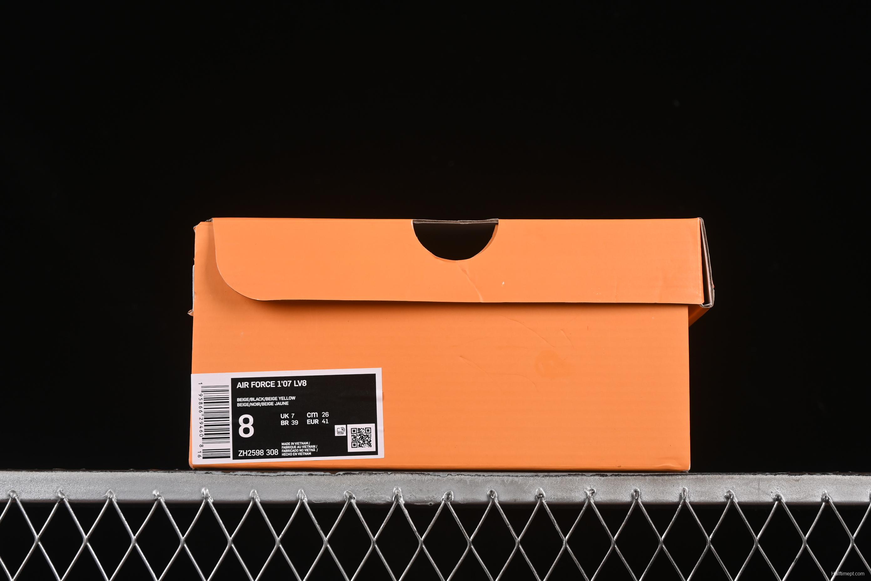 Nike Air Force 1 '07 Low LV Collaboration Casual Sneakers with Full-Length Air Cushion - ZH2598-308