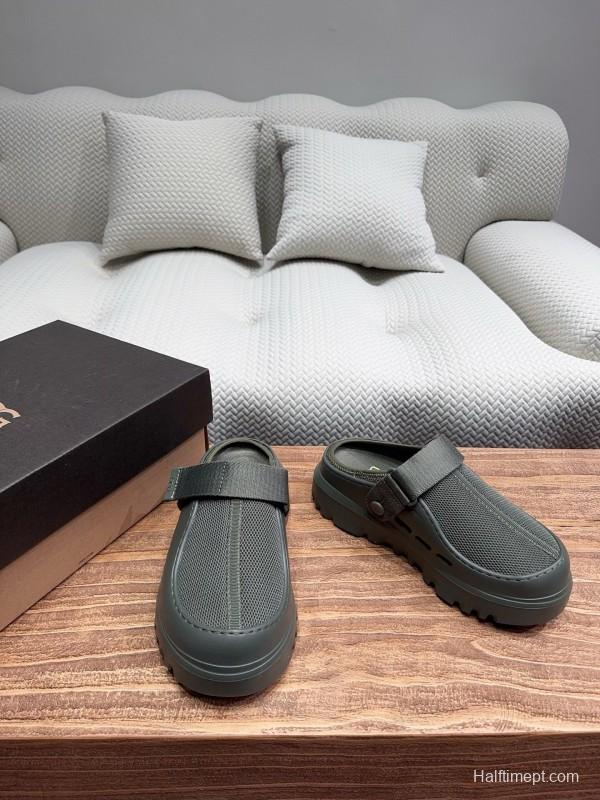 2025 UGG Green Mesh Slippers KFY00220