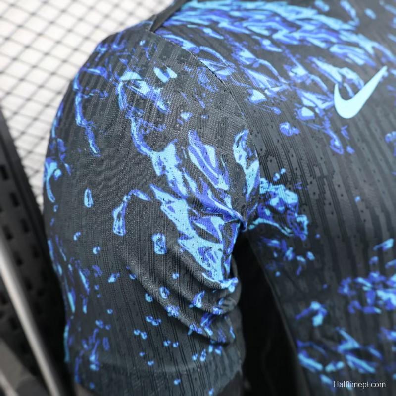 Player Version 25/26 Inter Milan Blue with Camouflage Pattern Jersey