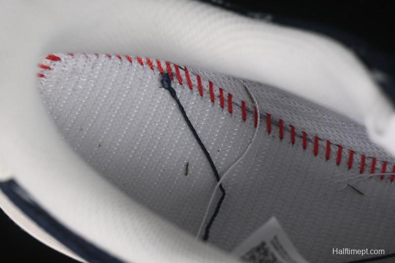 Nike Air Force 1 '07 Low Supreme Collaboration Blue Denim White Swoosh Casual Sneakers - LW9279-005