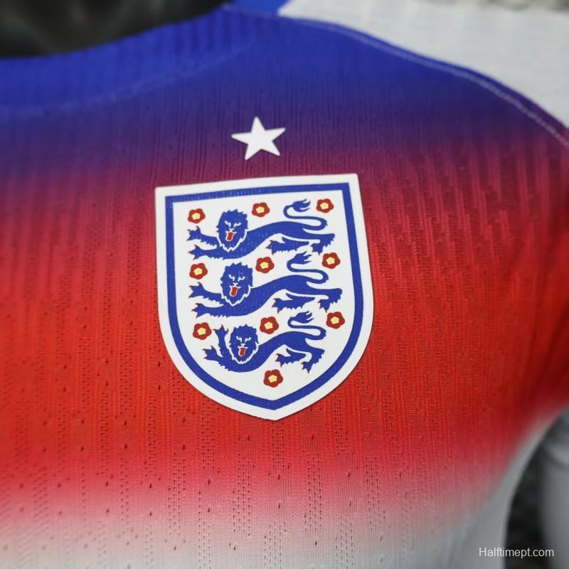 Player Version 2025 England Home Long Sleeve Jersey