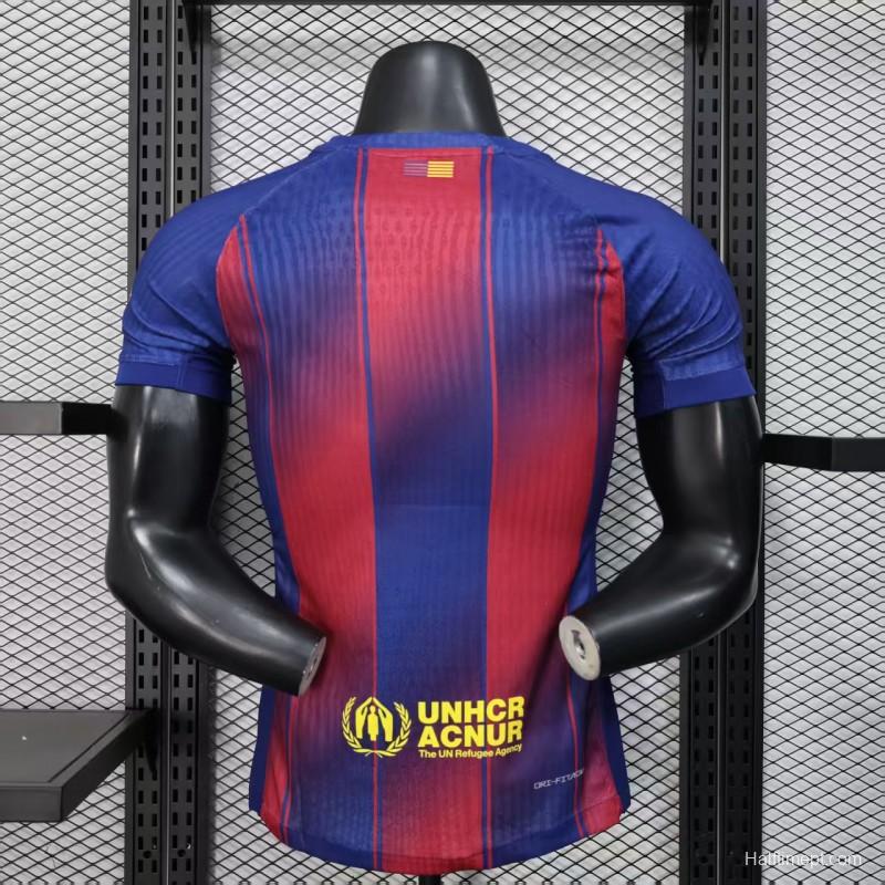 Player Version 25/26 Barcelona Home Jersey