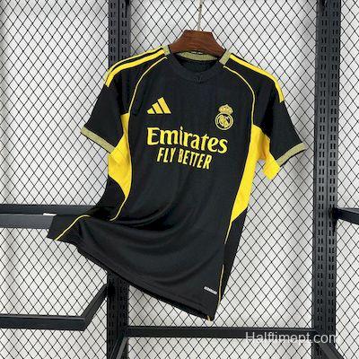 2025/26 Real Madrid Black And Yellow Special Edition Jersey