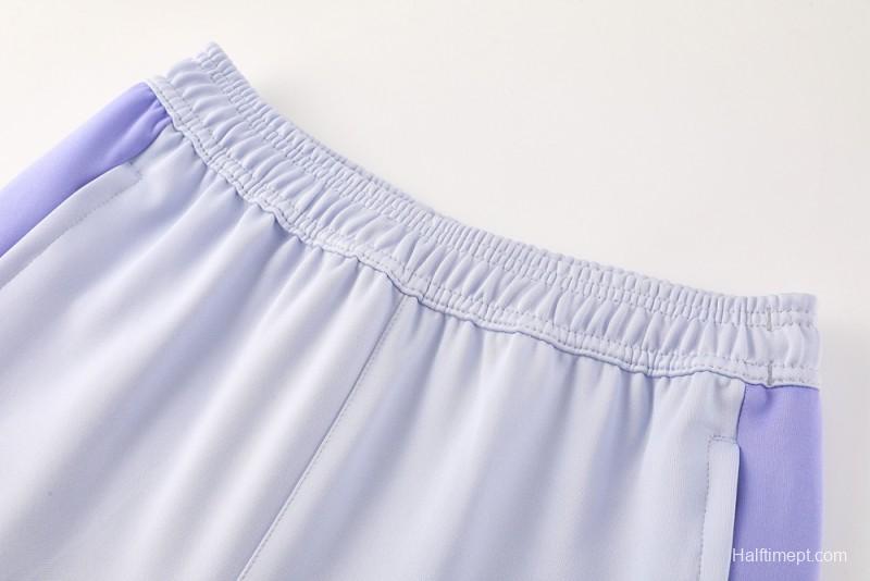 2025 NIKE Purple Full Zipper Jacket + Long Pants