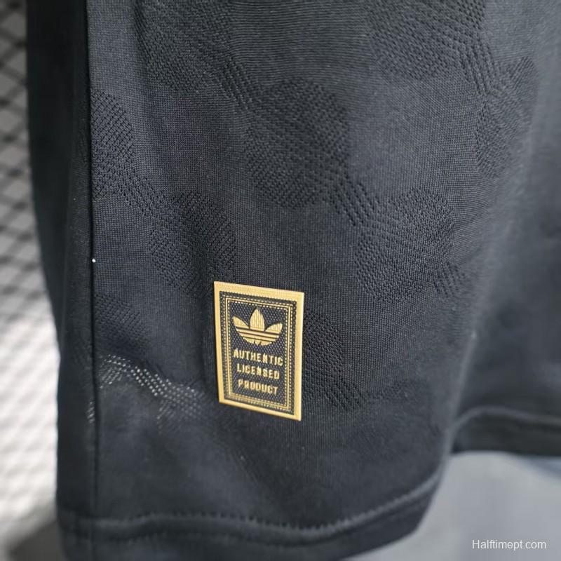 Player Version 25/26 Real Madrid Black with Gold Trim Jersey