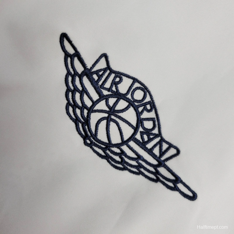 25/26 PSG Air Jordan Jacket White Windbreaker